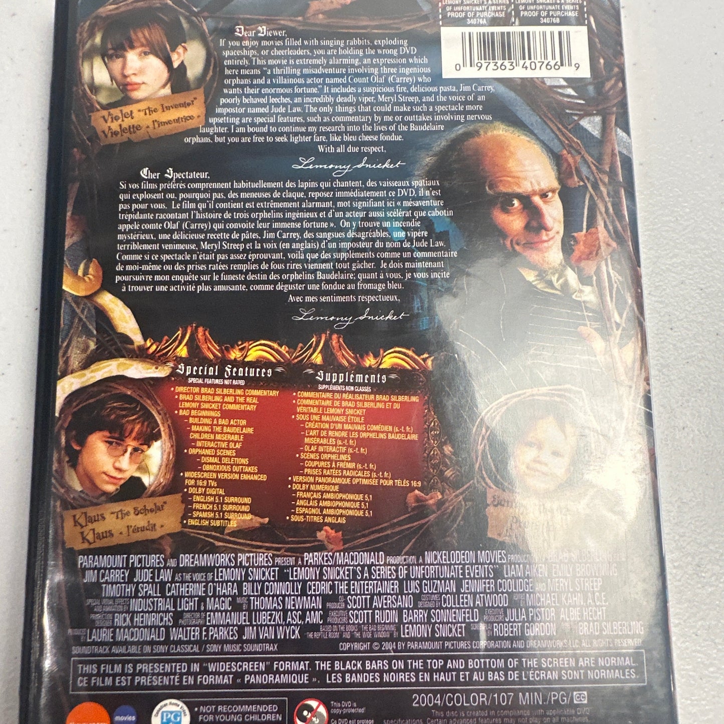 A Series Of Unfortunate Events