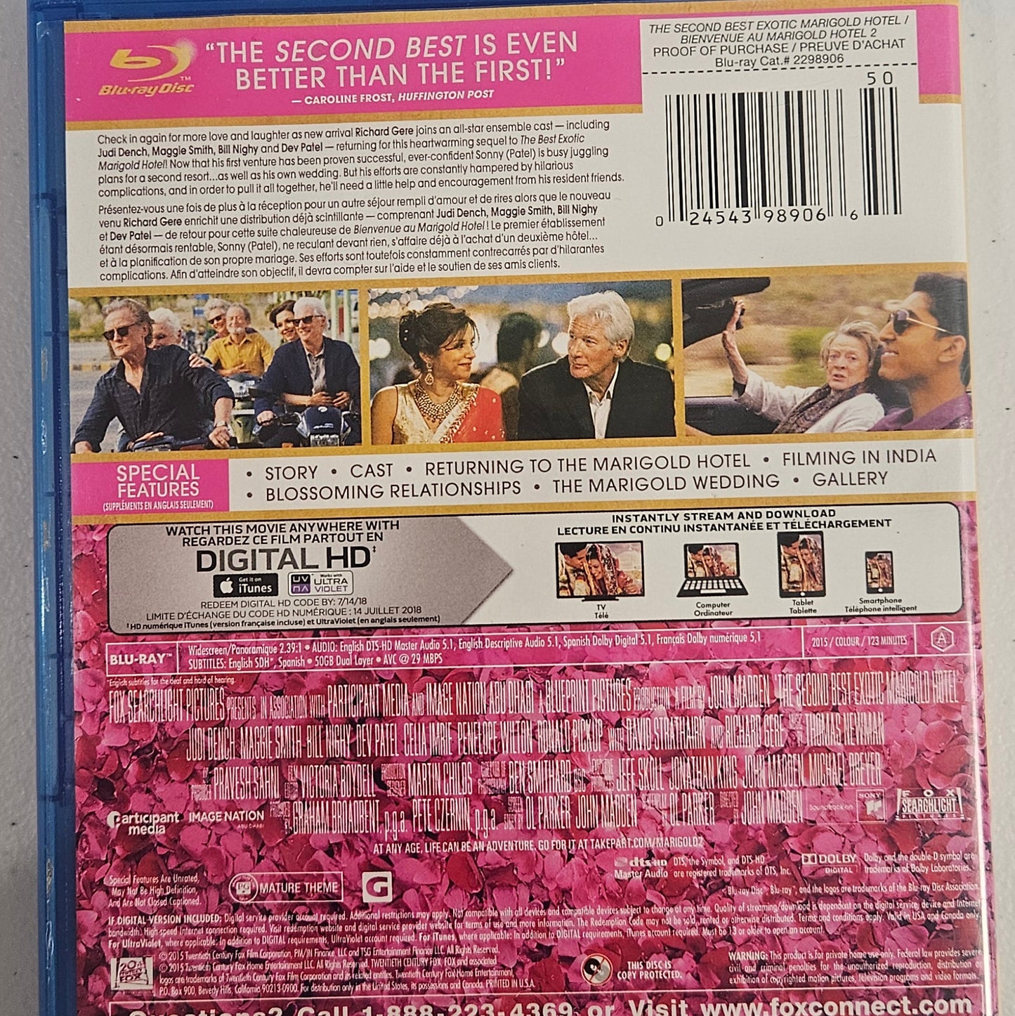 The Second Best Exotic Marigold Hotel