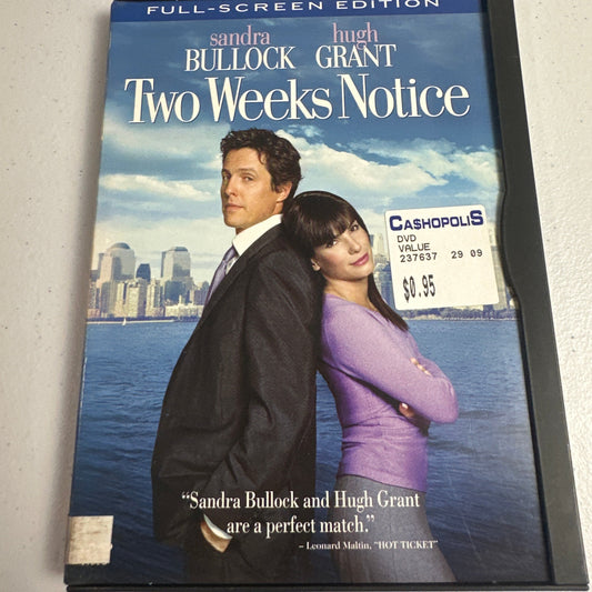 Two Weeks Notice